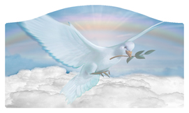 DASHELL-116-D-BL Dove Clouds Blue